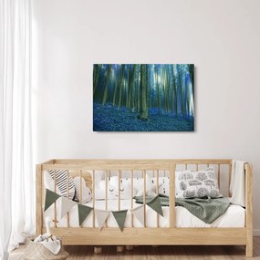 Kép - Kék erdő (90x60 cm)