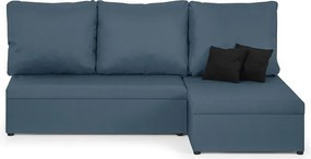 TOMI Háromszemélyes kinyitható sarokkanapé Krém