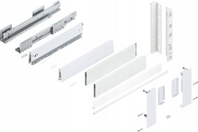 Blum Merivobox fiók 450 magas E belső fehér