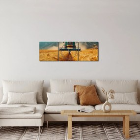 Kép - Zemedelec (órával) (90x30 cm)
