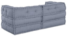 Párna 2 pcs Szürke 70 x 70 x 54 cm Poliészter