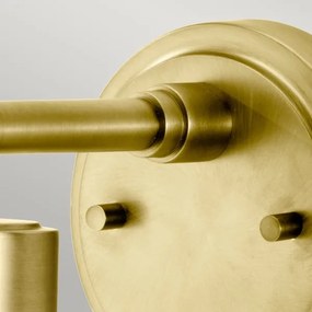 Elstead BATH-MORVAH1-BB - Fürdőszobai fali lámpa 1xE27/60W/230V IP44 arany