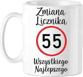 Bögre 55. Születésnapra Vicces Ajándék 55 éves Jubileum Mérőóra váltás