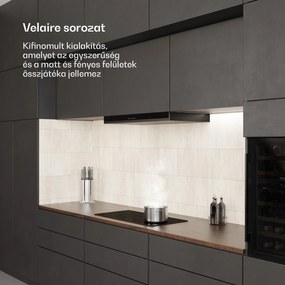 Klarstein Velaire keskeny indukciós főzőlap, elegáns, minimalista, erőteljes, 3 főzőzóna, 5500 W, 80 cm