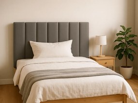 Kárpitozott fali panel QUADRATTA 15x60 cm, szürke