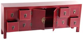 Piros alacsony komód 130x50,5 cm Oriente – Ixia