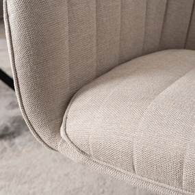 szett étkezőasztal IBIZA 160-240 cm fekete márvány/fekete és 4 szék MUMBAI krémszínű