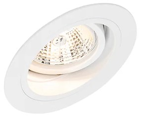 6 db Süllyesztett folt fehér állítható kerek - Chuck 70