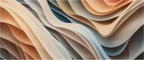 Dekoratív fotótapéta az irodába Hullámzó formák 250x104 Ragasztó