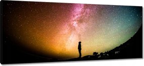 Vászonkép 100x40 Tejút