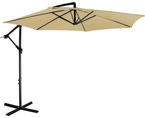 STILISTA Napernyő huzattal Ø 3 m bézs