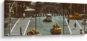 Kép - New York (órával) (90x30 cm)