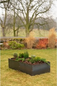 Alto Emelt virágágyás 74 x 148 x 36 cm, corten CORGARDEN 1012