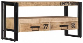 tömör mangófa TV-szekrény 100 x 30 x 45 cm