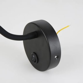 Brilagi - LED Dimmelhető flexibilis fali lámpa MAYA 1xG9/4W/230V fekete/arany