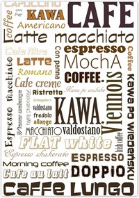 Poszterek 70x100 Kávé típusok