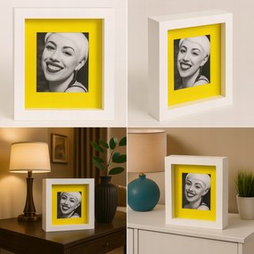 Képkeret Presztízs Stabil 3D Shadow Box 9X9 19X19 Design Mélység Sláger