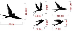 Fém fali dekoráció, Crow