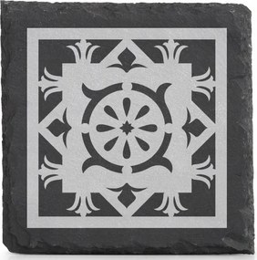 Kő alátét pala bögre x4 Divatos dekoráció dísz