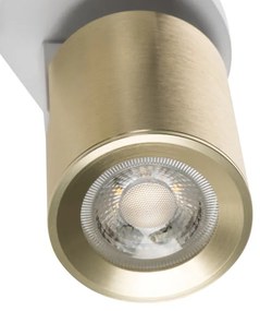 Kanlux 38965 - Spotlámpa LAURIN 2xGU10/10W/230V réz/fehér