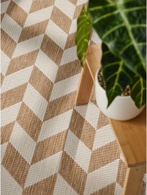 Krémszínű-natúr színű kültéri-beltéri futószőnyeg 80x200 cm Haringey Terrick – Ted Baker