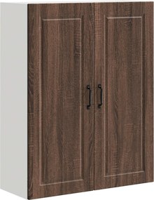 vidaXL Konyhaszekrény polcokkal Barna Tölgy 80 x 31 x 100 cm Faanyag