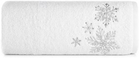 Pamut karácsonyi törölköző finom ezüst hímzéssel Šírka: 50 cm | Dĺžka: 90 cm