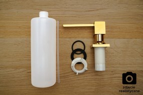 Mosogató Quality Quatro, mosogatószer adagoló mosogatóhoz 400ml, fényes arany, SKQ-DOK-GD