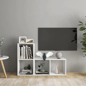 2 db fehér szerelt fa TV-szekrény 72 x 35 x 36,5 cm