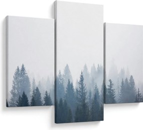 Kép - Ködös erdő (90x60 cm)
