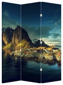 Paraván - Egy halászati falu Norvégiában (126x170 cm)