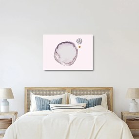 Üveg kép - Lila minimalizmus N⁰4 (70x50 cm)