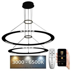 NEDES LED dimmelhető csillár zsinóron LED/90W/230V 3000-6500K + távirányítás ND3737