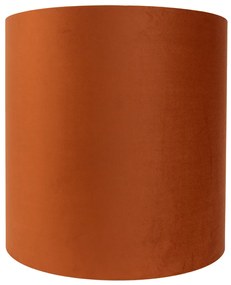 Szövet lámpaernyő narancssárga, arany belsővel 40/40/40