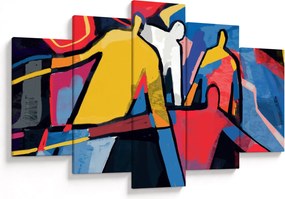 Kép - A férfiak absztrakciója (150x105 cm)