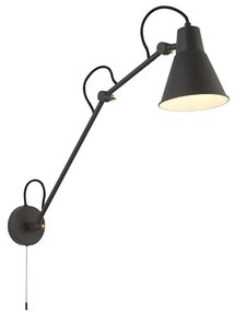 Searchlight 7403GY - Fali lámpa SWING ARM 1xE27/20W/230V antracit