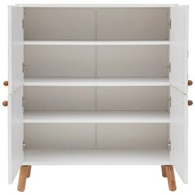 Fehér szekrény 95x111 cm Multilux – Kalune Design