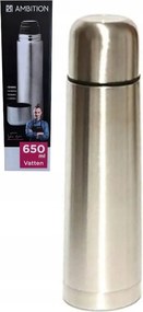 Italtartó Termosz 650 ML Ambition Vatten Ezüst