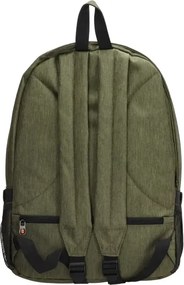 Zöld könnyű iskolai hátizsák „Rock”