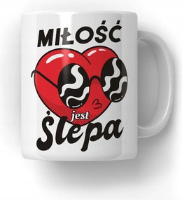 Bögre A szerelem vak Ajándék Barátnőnek