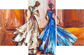 Kép - táncos, olajfestmény (90x60 cm)