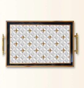 Üveg tálca, 38×24 cm – TPA9805