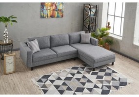 Sarokkanapé Kale Linen Jobbos - Szürke