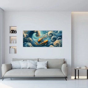 Kép - Aranyhalak (120x50 cm)