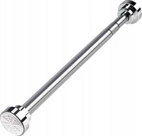 Függönykarnis Akasztó Fúrás Nélkül 105-170CM Ezüst