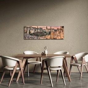 Kép - Gravina, Puglia, Olaszország (órával) (90x30 cm)