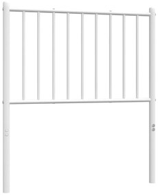 fehér fém fejtámla 80 cm