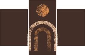 Kép - Narancssárga ívek N⁰1 (90x60 cm)