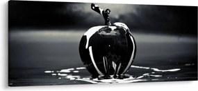Egy fekete alma képe (120x50 cm)