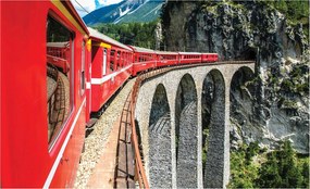 Fotótapéta Vasúti felüljáró hidak 416 x 254